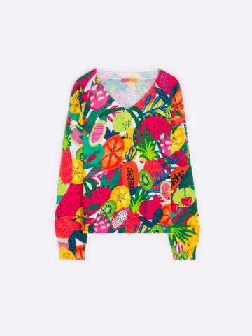 VILAGALLO 32351 MANGA PRINT JUMPER